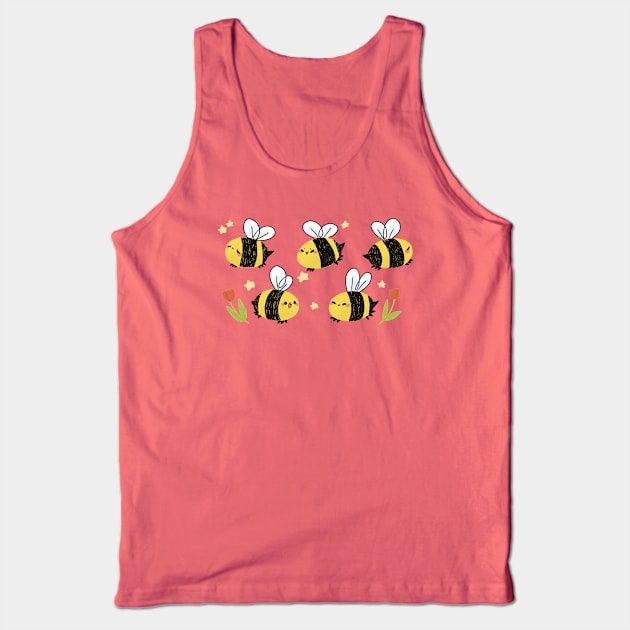 Bee Buds Tank Top by Angry seagull noises